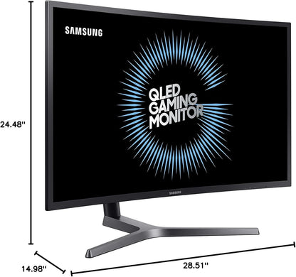 Samsung 31.5" C32HG70QQM Curved Gaming Monitor, 2K QHD, 144Hz, HDR Open Box – Like New
